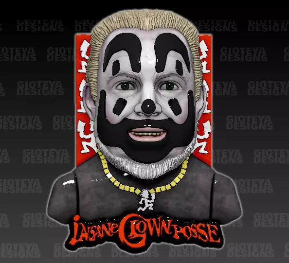 Insane Clown Posse Violent J 3D model_0