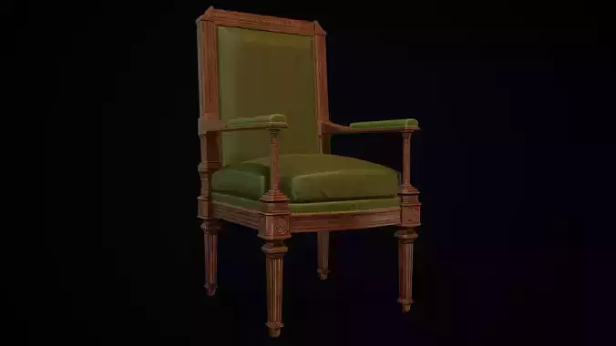 Old fashioned armchair 