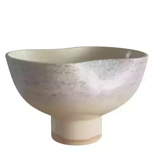 Cuenco abollado Cream Rises 3D model