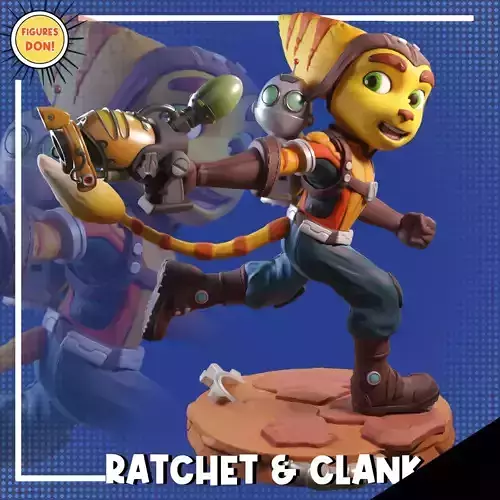 Ratchet and Clank 3D print model