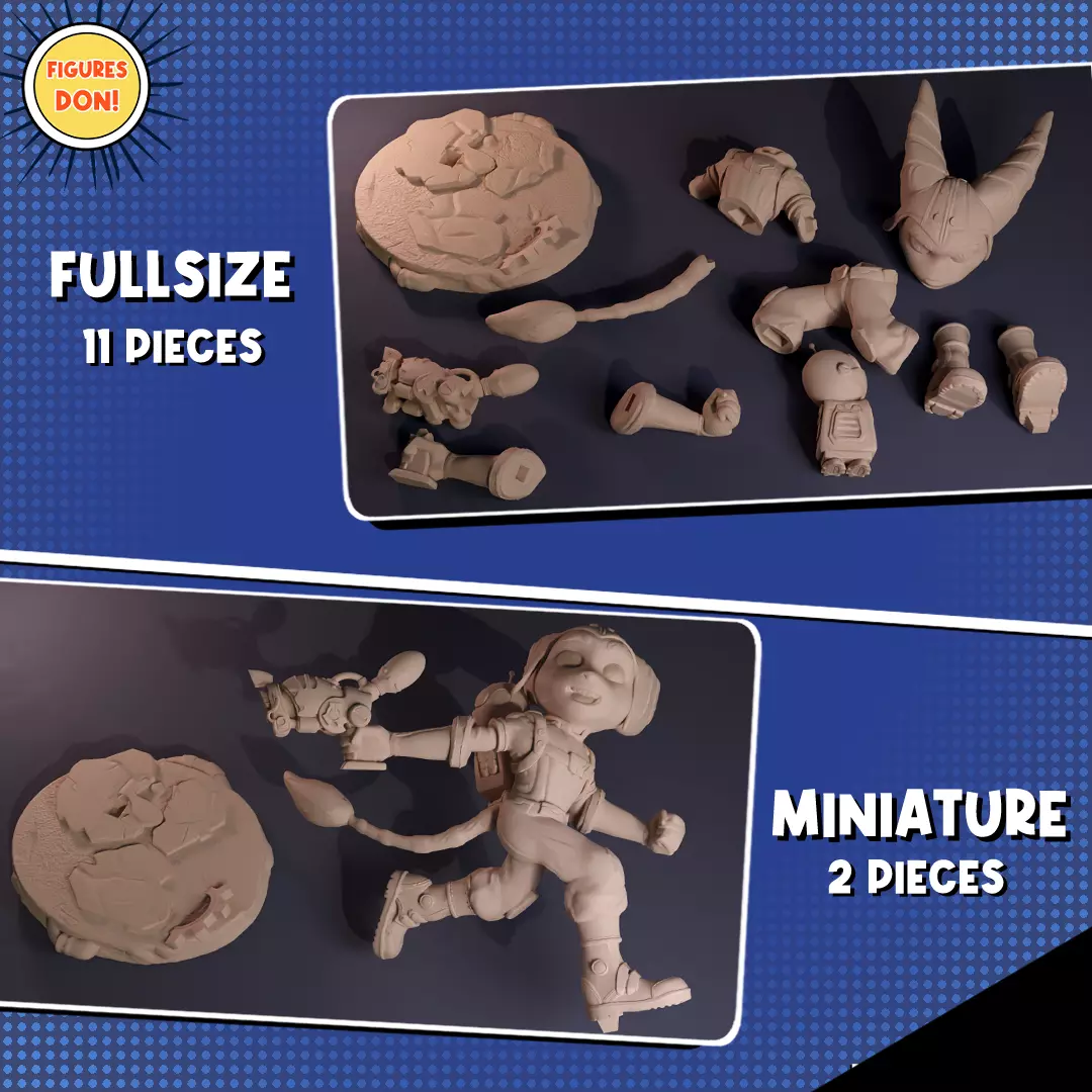 Ratchet and Clank 3D print model_10