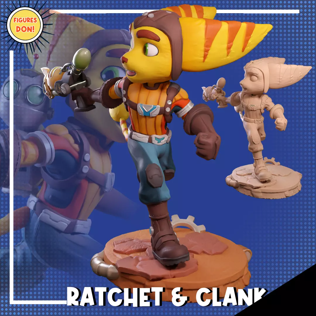 Ratchet and Clank 3D print model_6