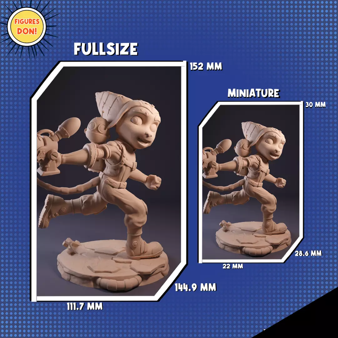 Ratchet and Clank 3D print model_9