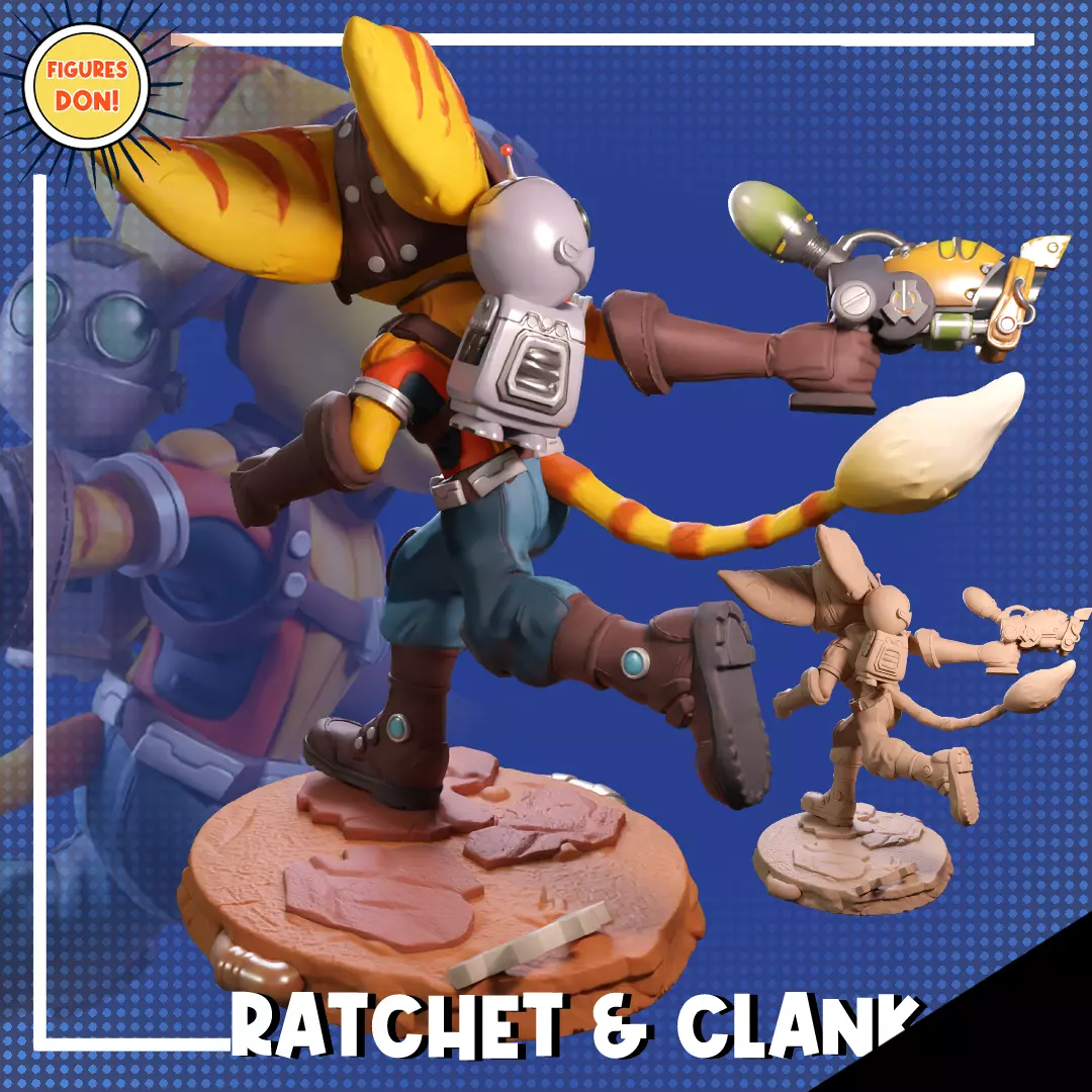 Ratchet and Clank 3D print model_7