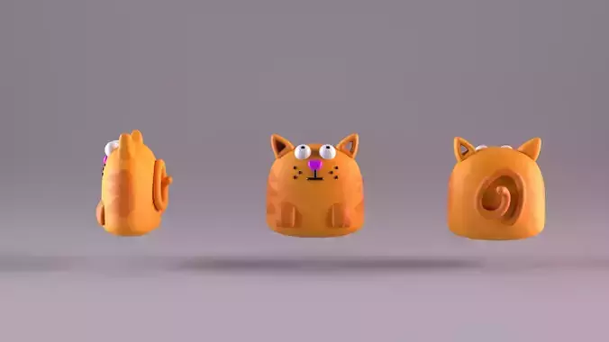 Cute keychain Cat Myr