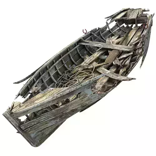 broken boat