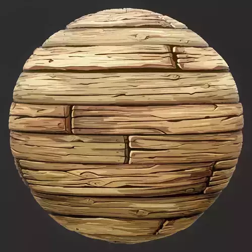  Stylized Wood Seamless Texture 