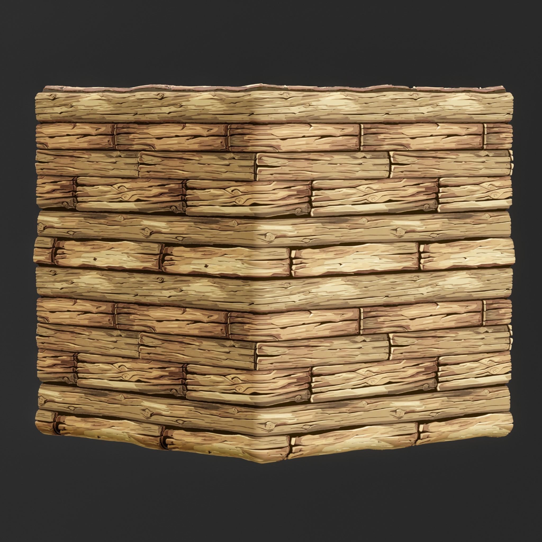  Stylized Wood Seamless Texture  Texture_4
