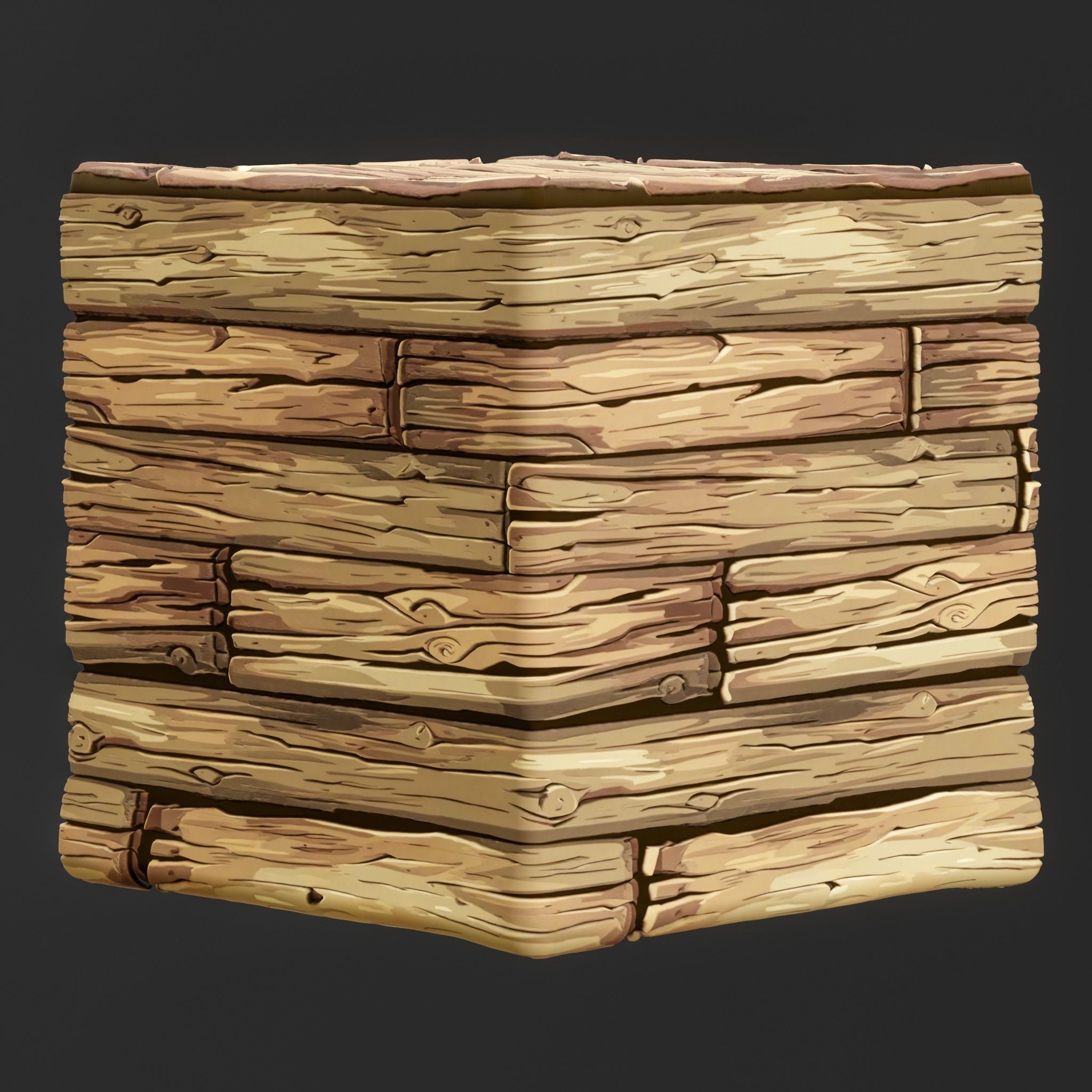  Stylized Wood Seamless Texture  Texture_3