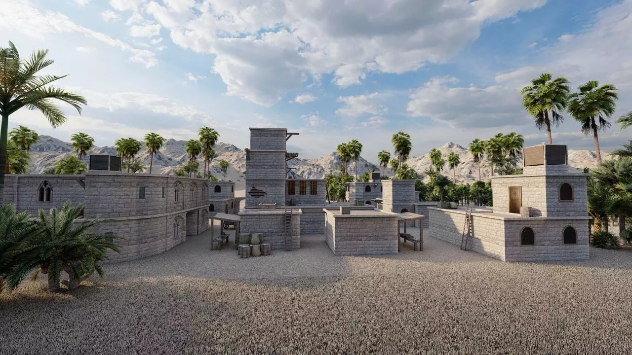Historic city -Ancient City babel 3D model