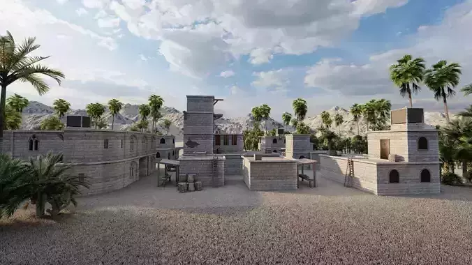 Historic city -Ancient City babel 3D model