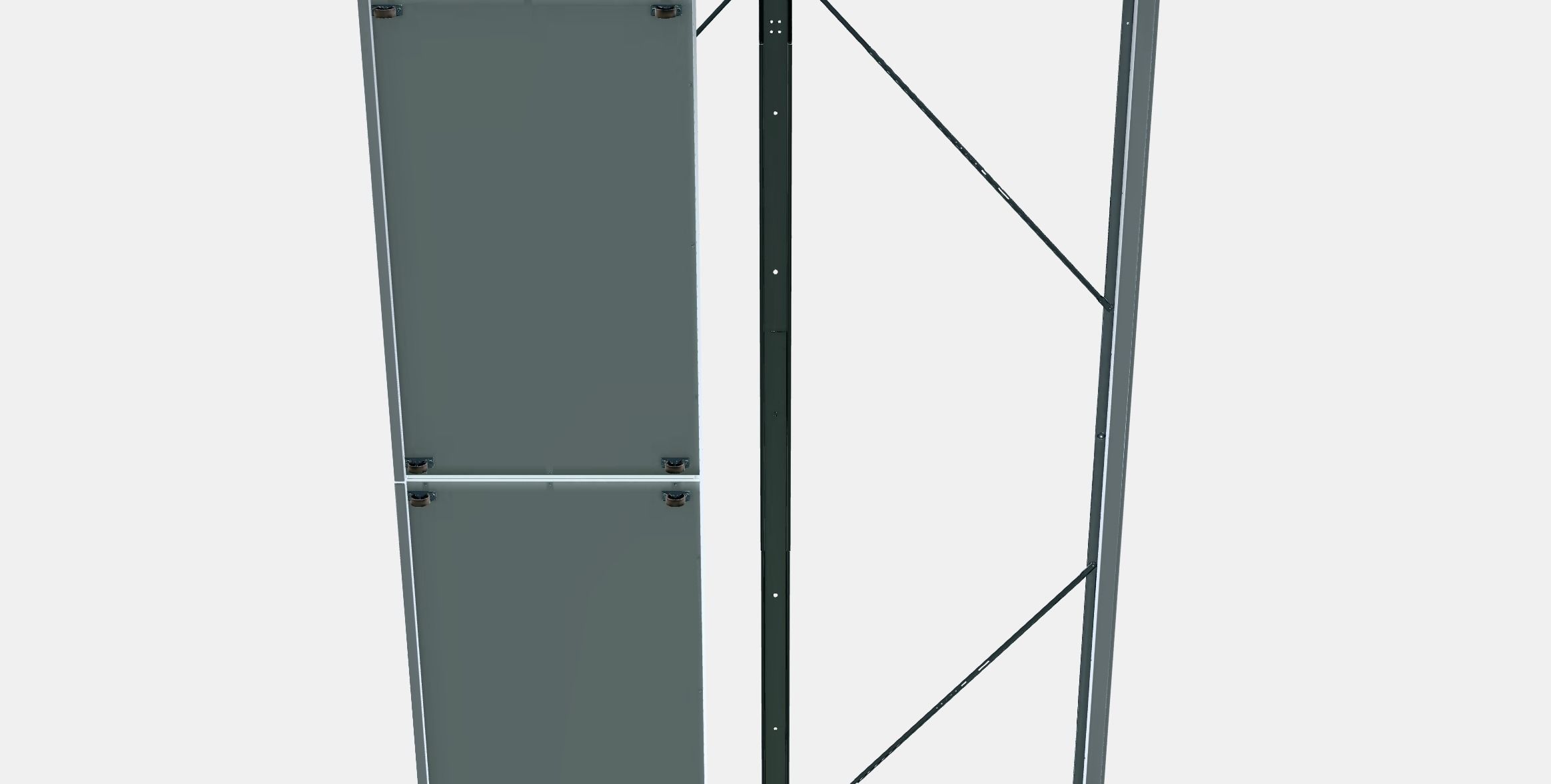 MALM high bed frame with 2 drawers 3D model_8