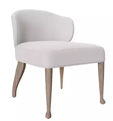 Silla tipo zapatilla de palacio 3D model