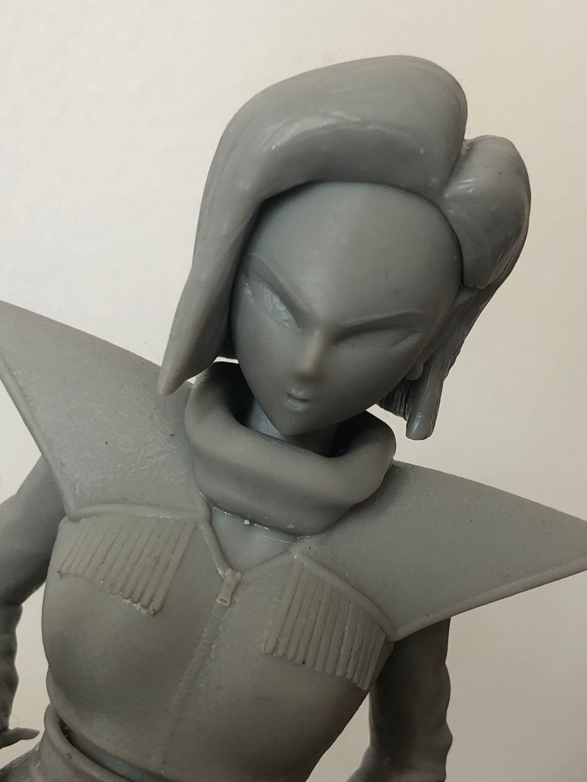 Dragon ball Z Android 18 CowGirl 3D print model_1
