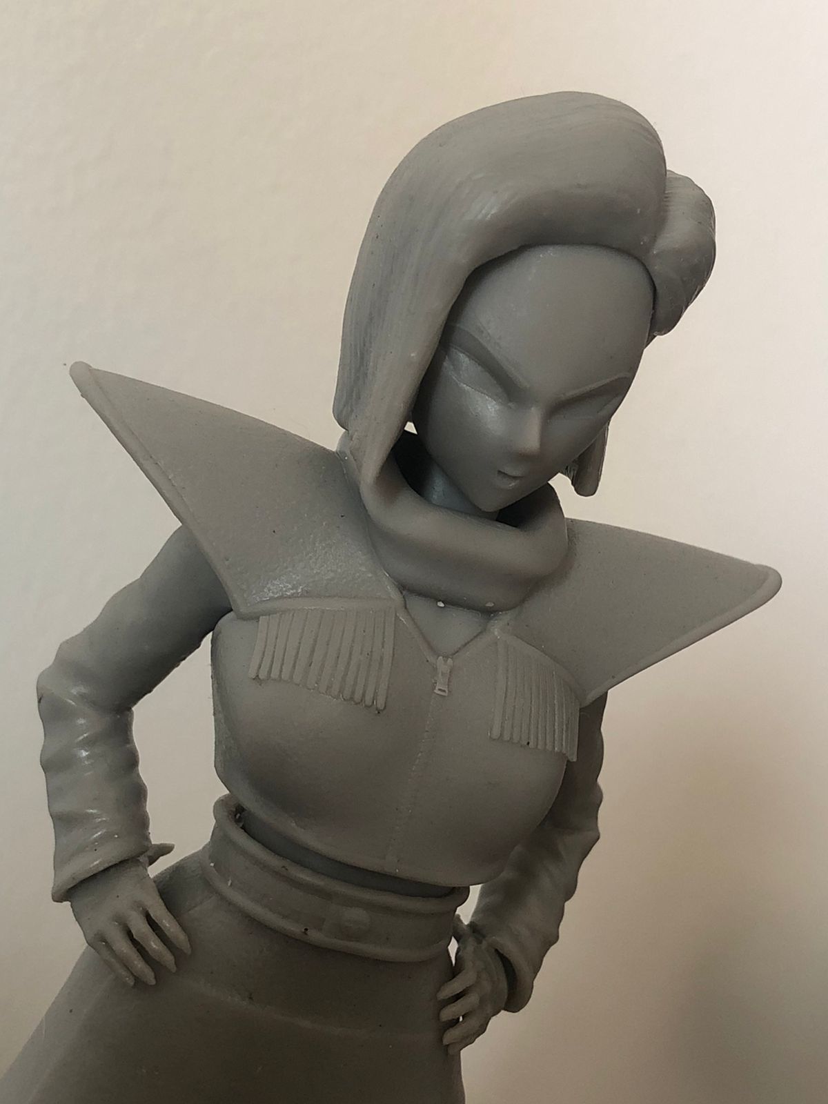 Dragon ball Z Android 18 CowGirl 3D print model_3