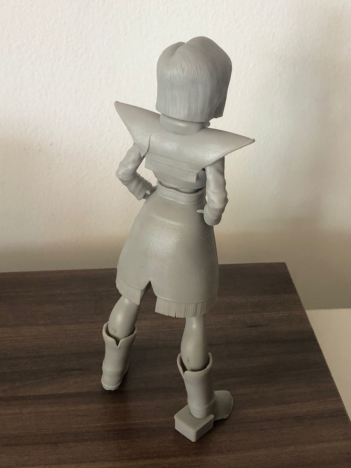 Dragon ball Z Android 18 CowGirl 3D print model_2