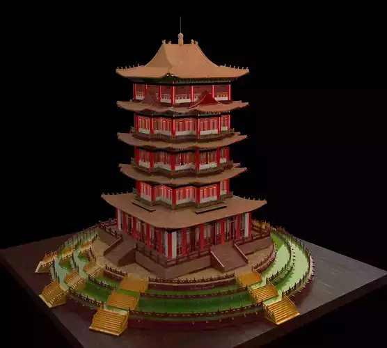 Chinese ancient  house  