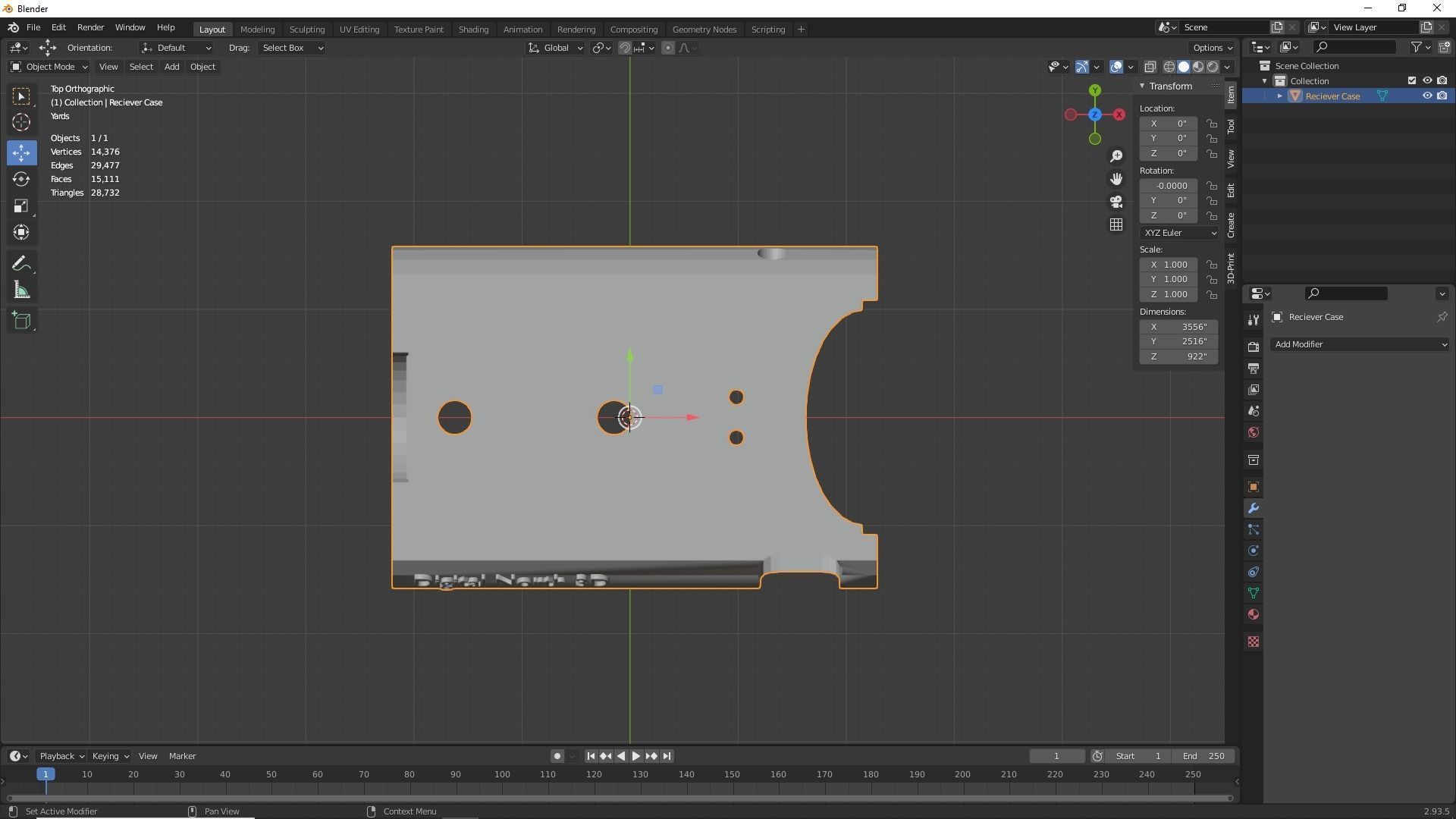 Nitro Bee Rugged Mount Case 3D print model_7
