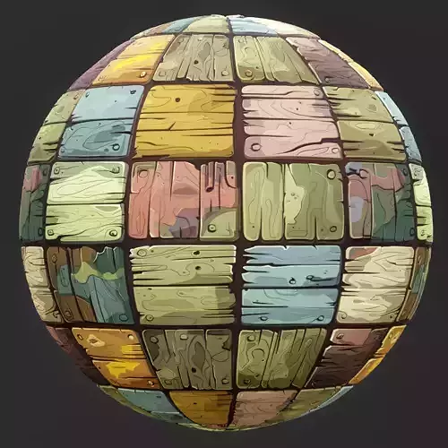 Stylized Wood Seamless Texture 