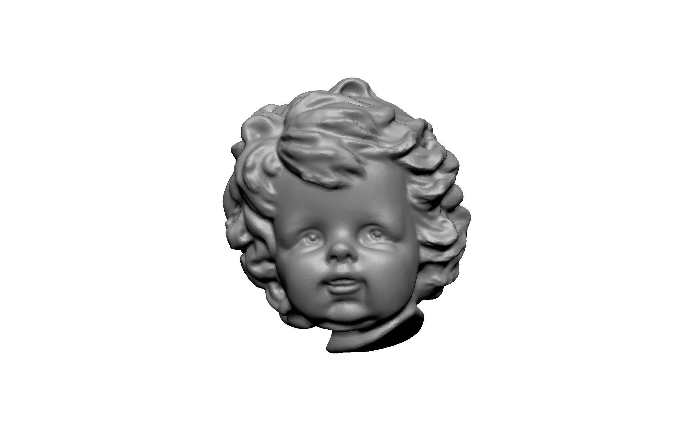 statue head 3D print model