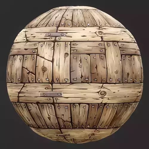 Stylized Wood Seamless Texture 