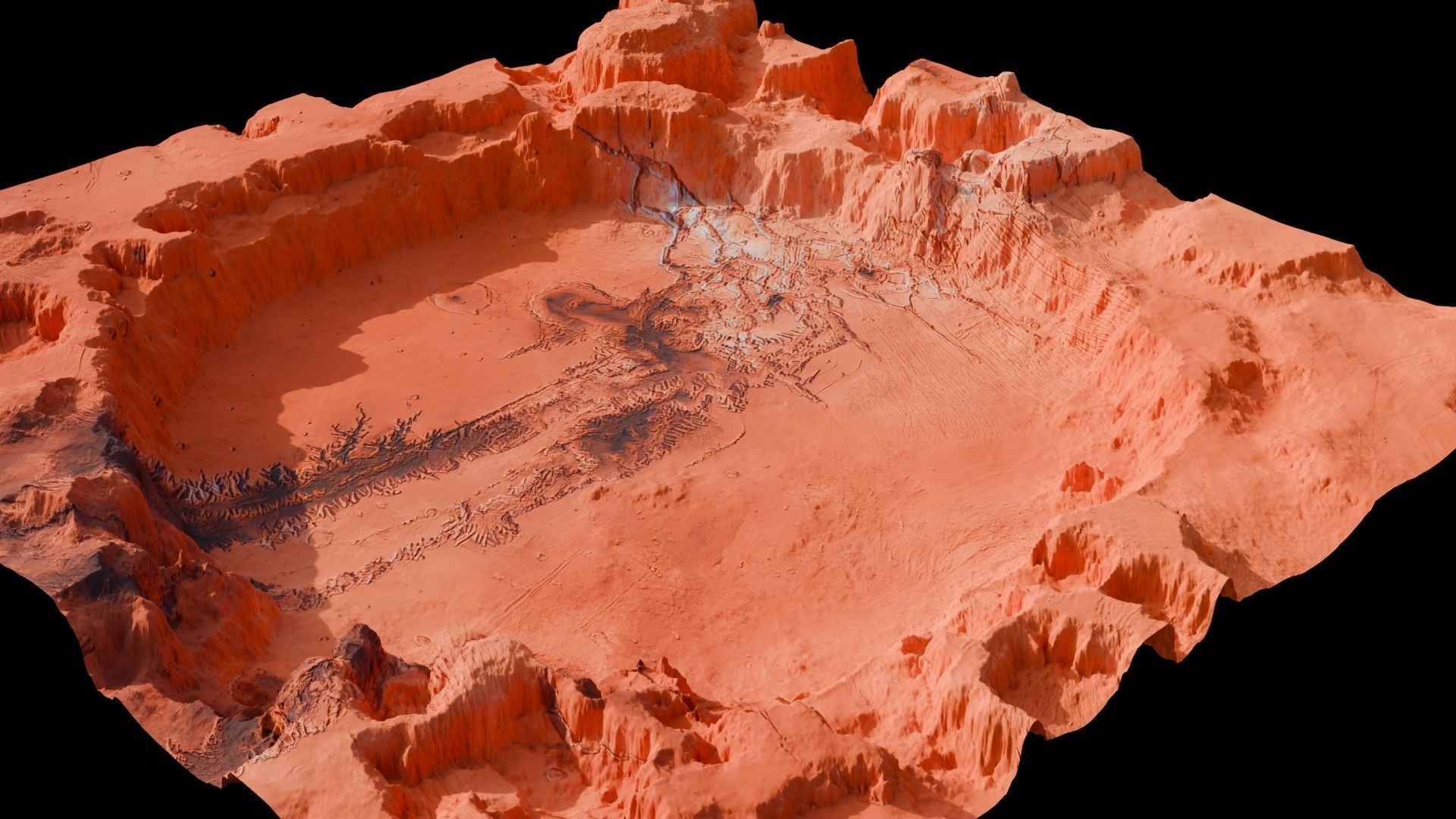 Crater 3D model 16K 3D model_21