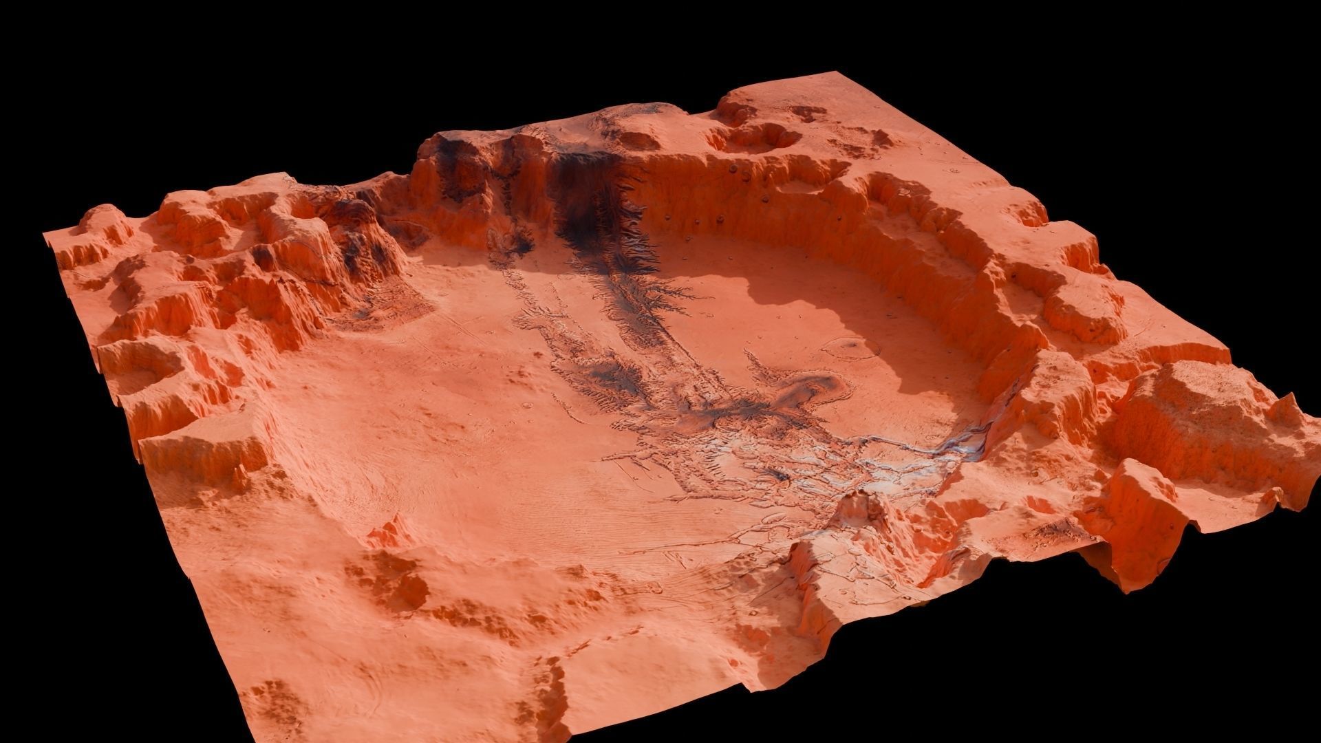 Crater 3D model 16K 3D model_15