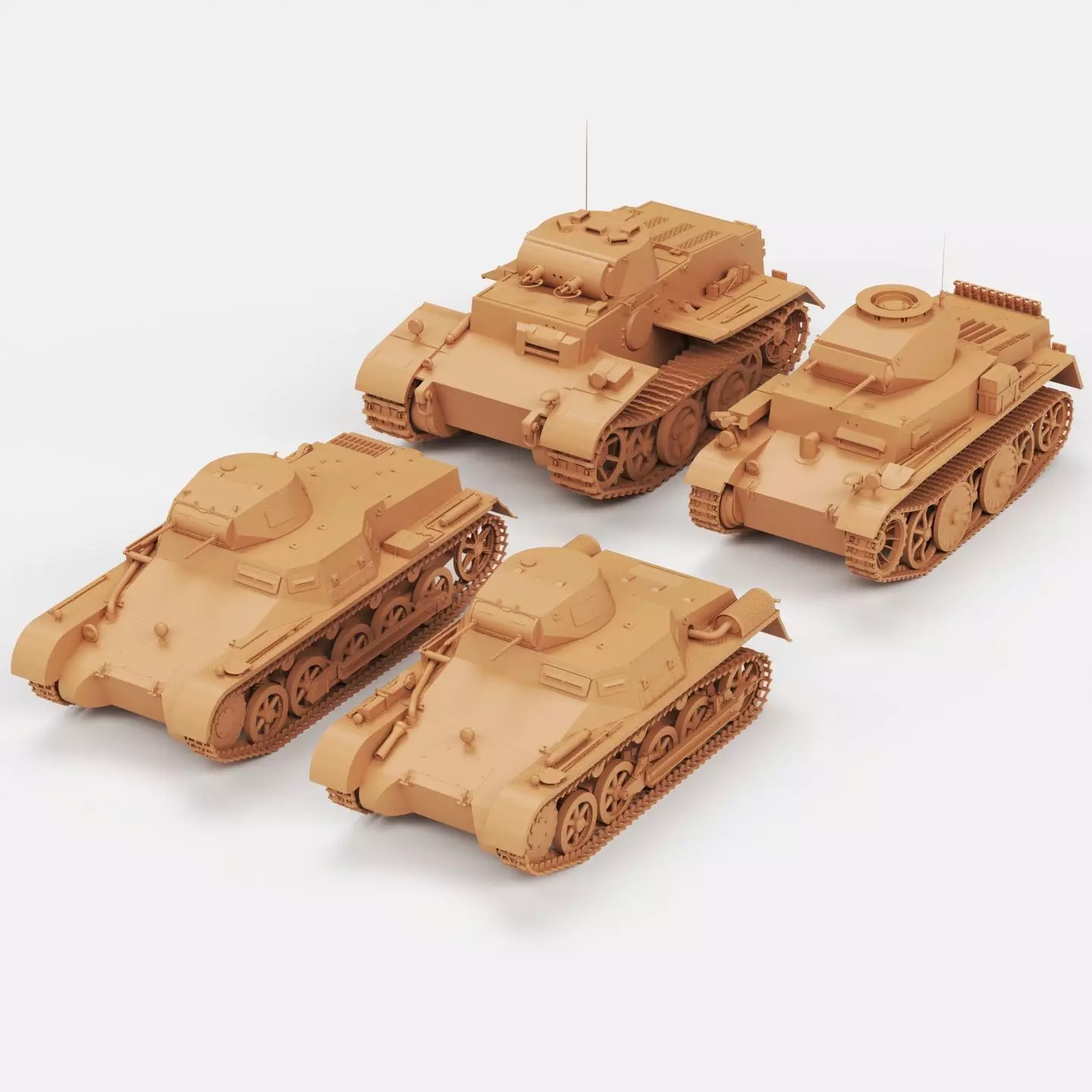 Panzer I pack 3D Model Collection_0