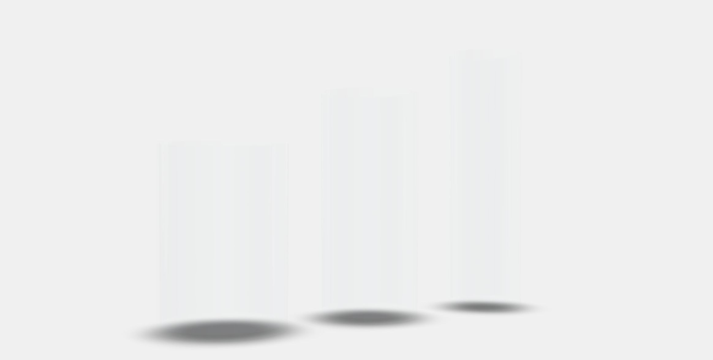 CYLINDER vase set of 3 3D model_9