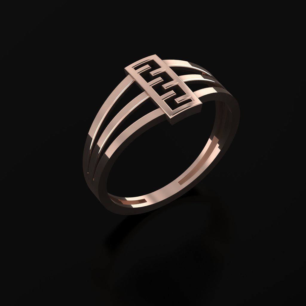 RING SIZE 18 NEW MODEL -GOLD PARK 3D print model_1