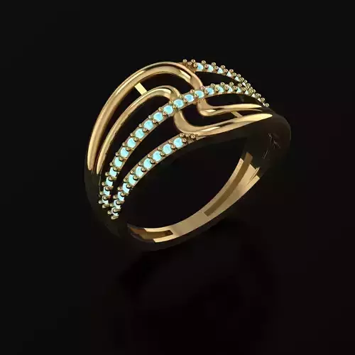 RING SIZE 18 NEW MODEL -GOLD PARK