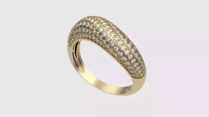 Luxury Full Eternity Band Ring JDBCo 3D print model