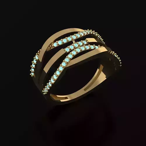 RING SIZE 18 NEW MODEL -GOLD PARK