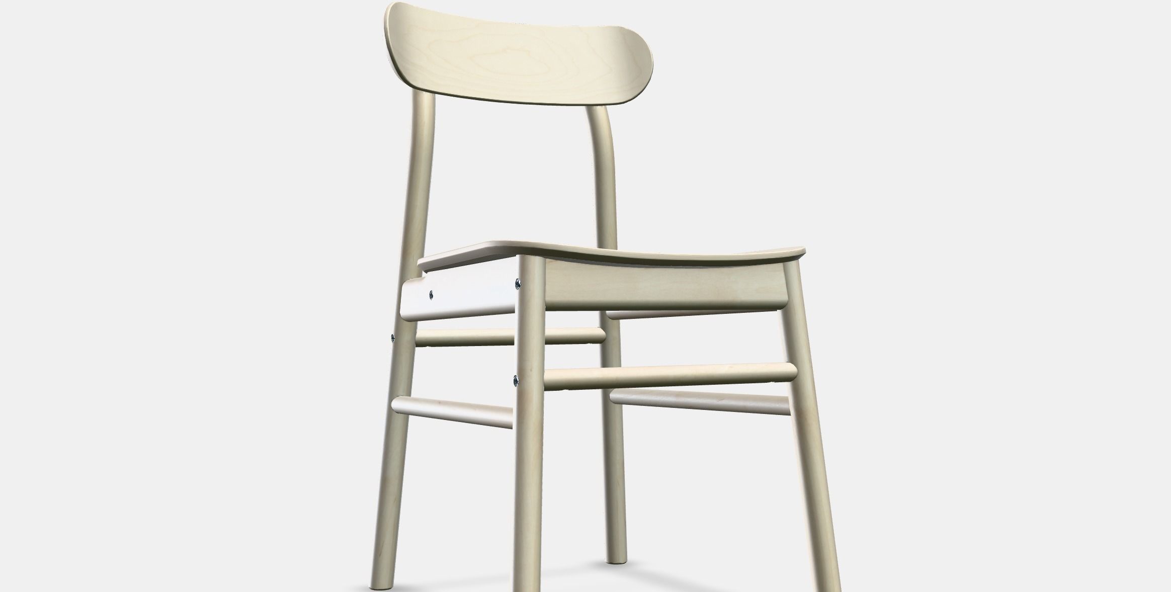 RONNINGE chair 1 Low-poly 3D model_10