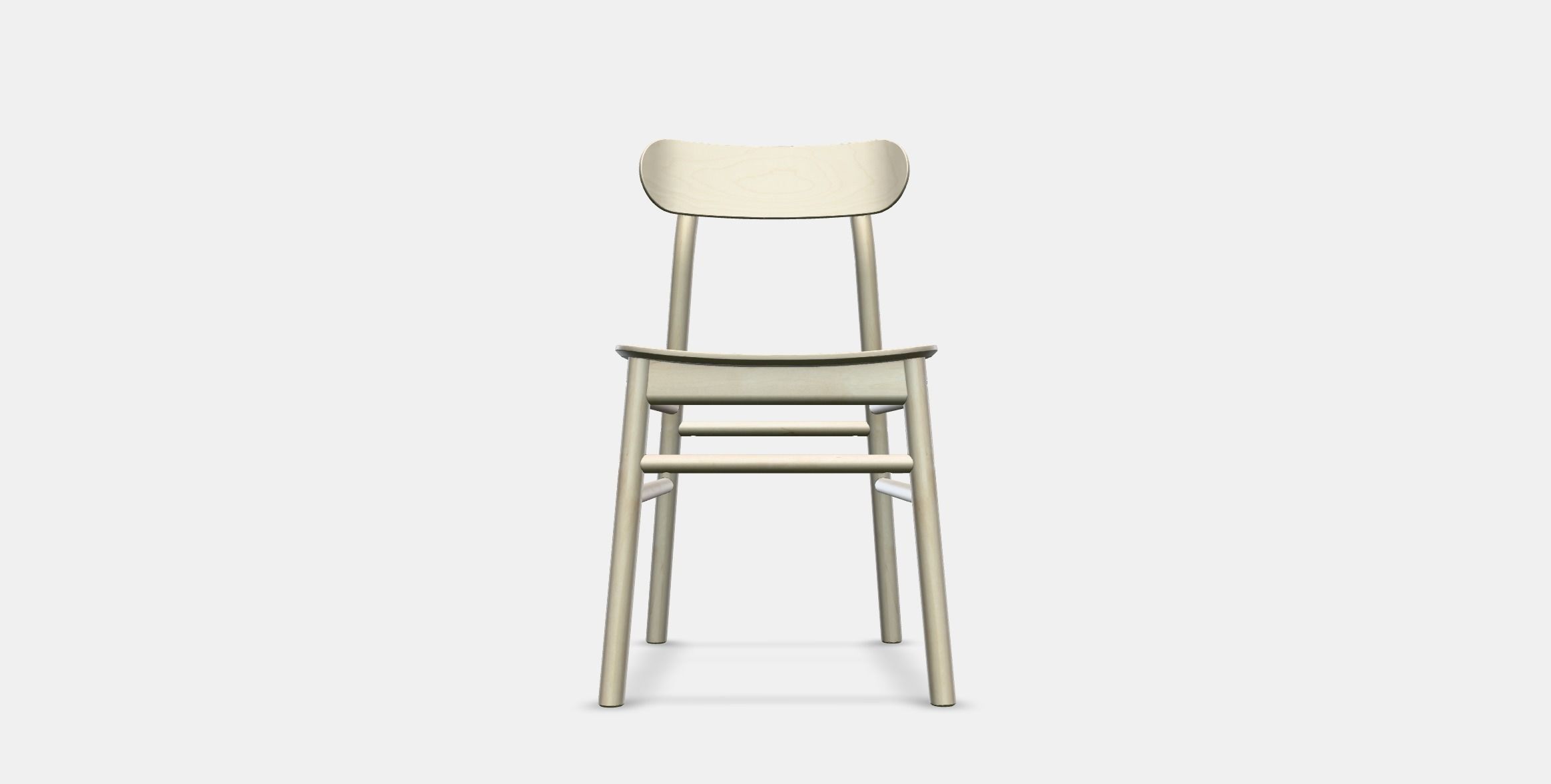 RONNINGE chair 1 Low-poly 3D model_9