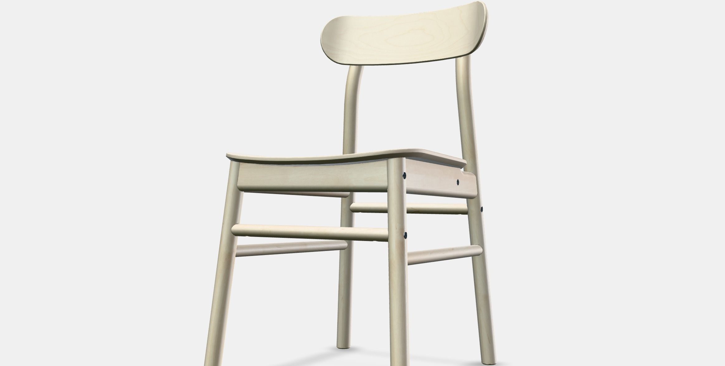 RONNINGE chair 1 Low-poly 3D model_12