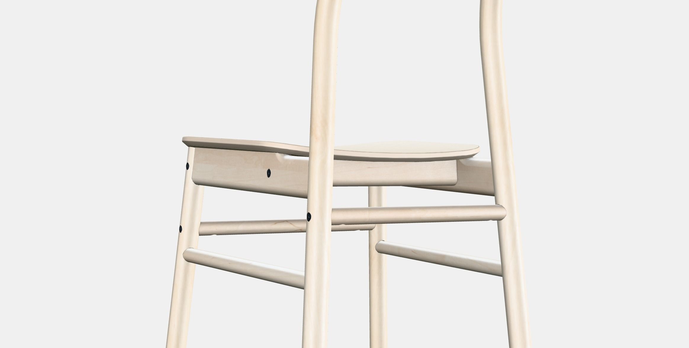 RONNINGE chair 1 Low-poly 3D model_7