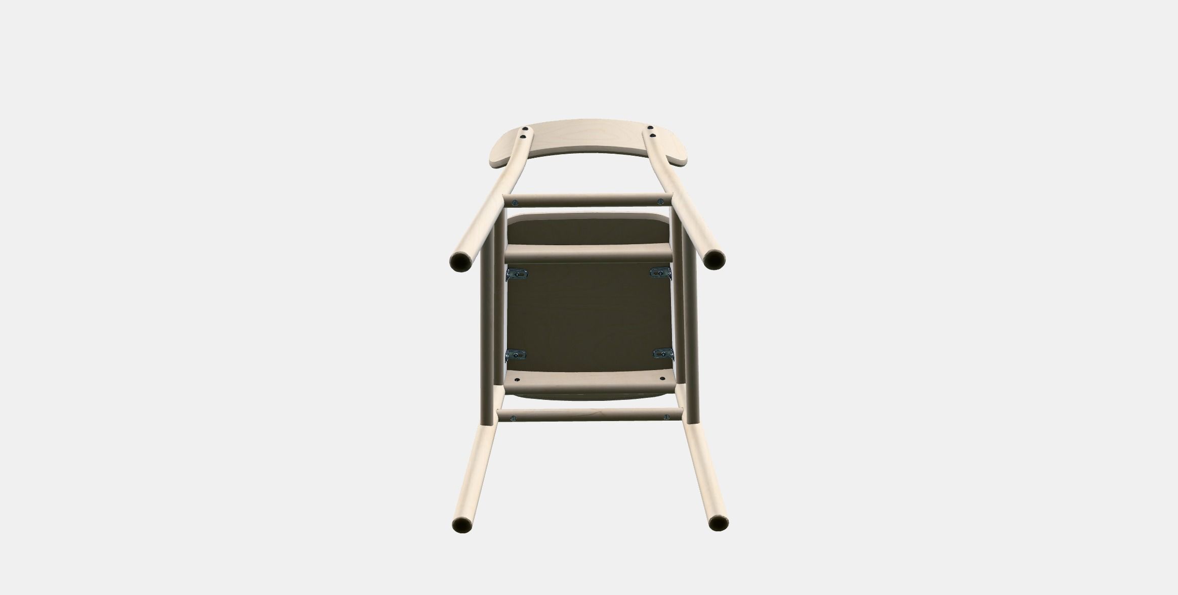 RONNINGE chair 1 Low-poly 3D model_3