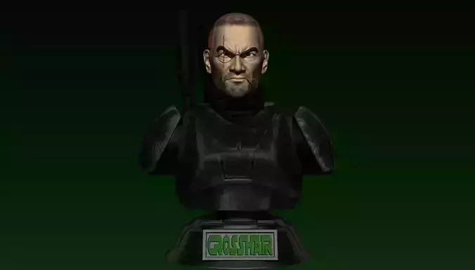 CROSSHAIR BUST BAD BATCH DISNEY STAR WARS SERIE