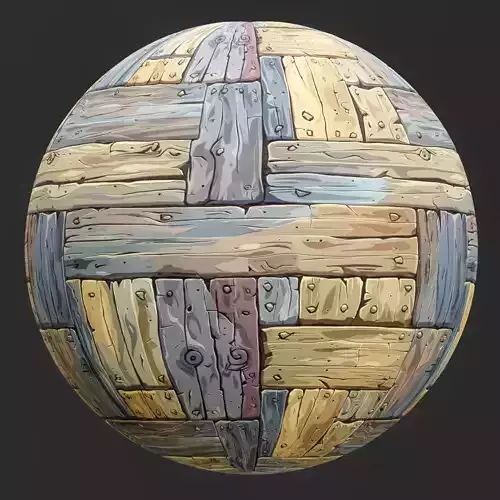  Stylized Wood Seamless Texture