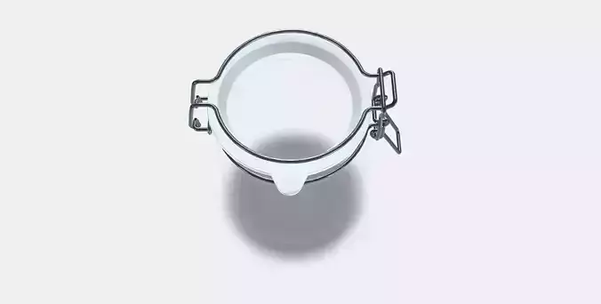 KORKEN tin with lid 3D model