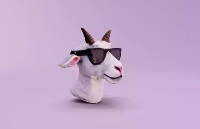 Goat with Sunglasses 