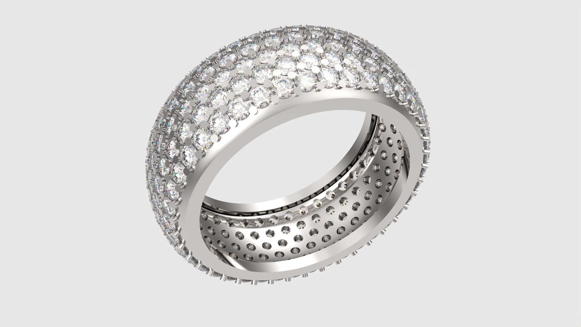 Sparkling Multi-Layered Pave Ring JDBCo 3D print model_32