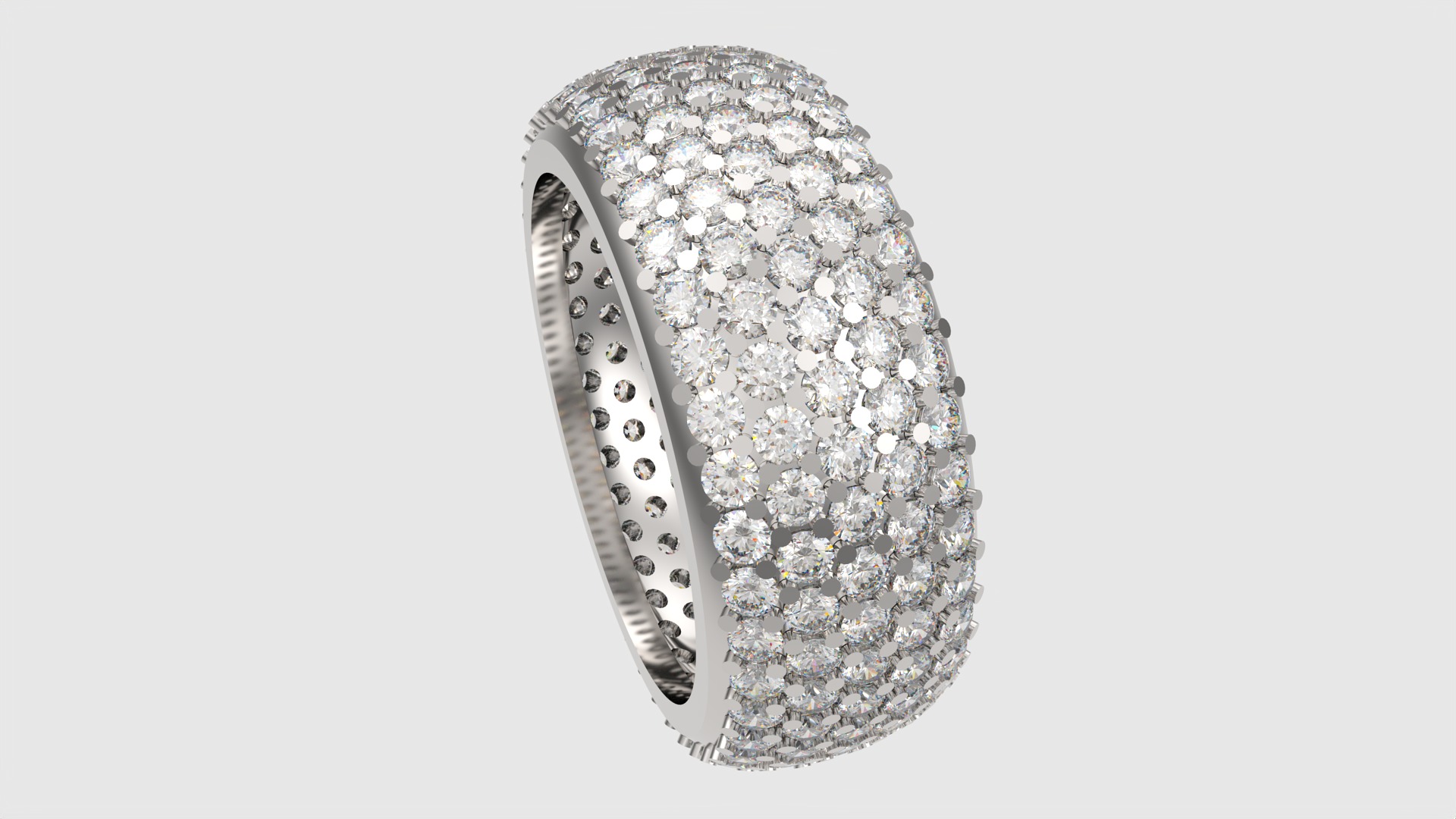 Sparkling Multi-Layered Pave Ring JDBCo 3D print model_38