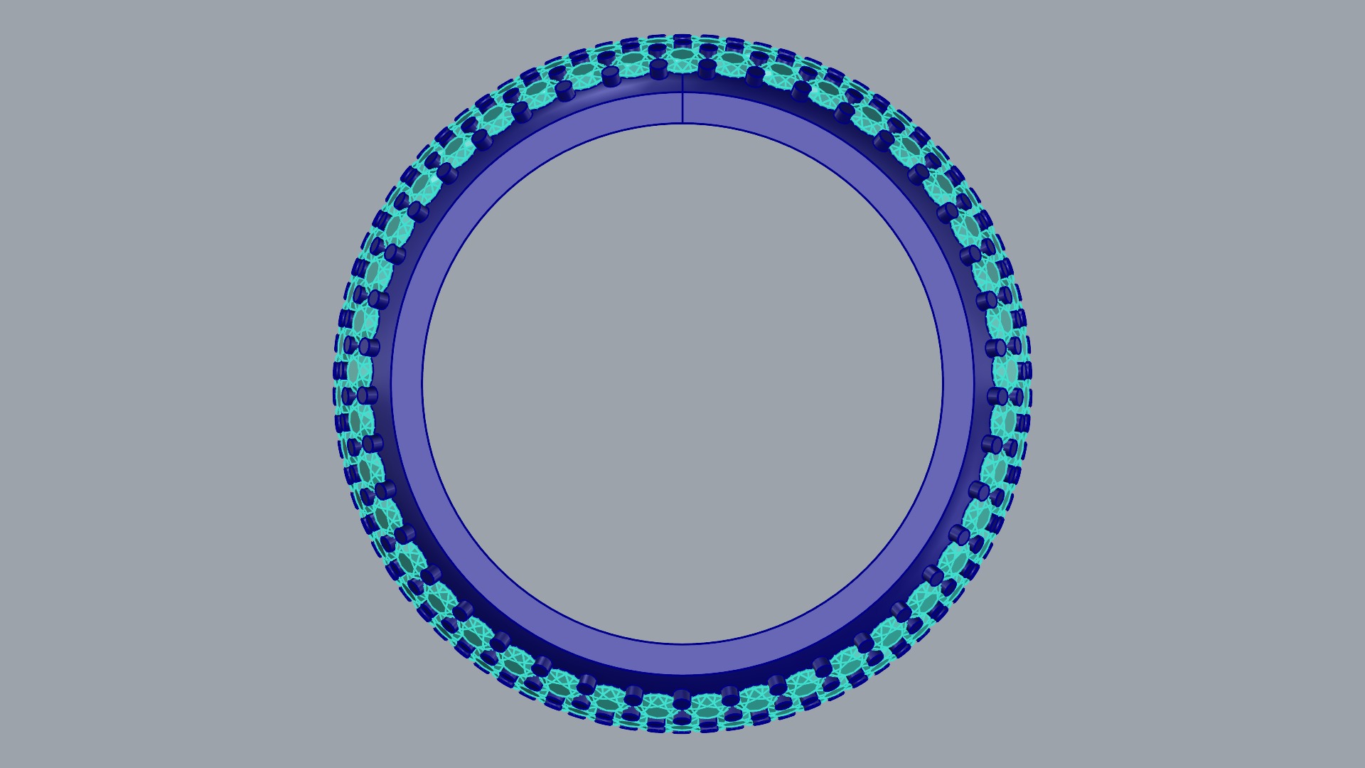 Sparkling Multi-Layered Pave Ring JDBCo 3D print model_5