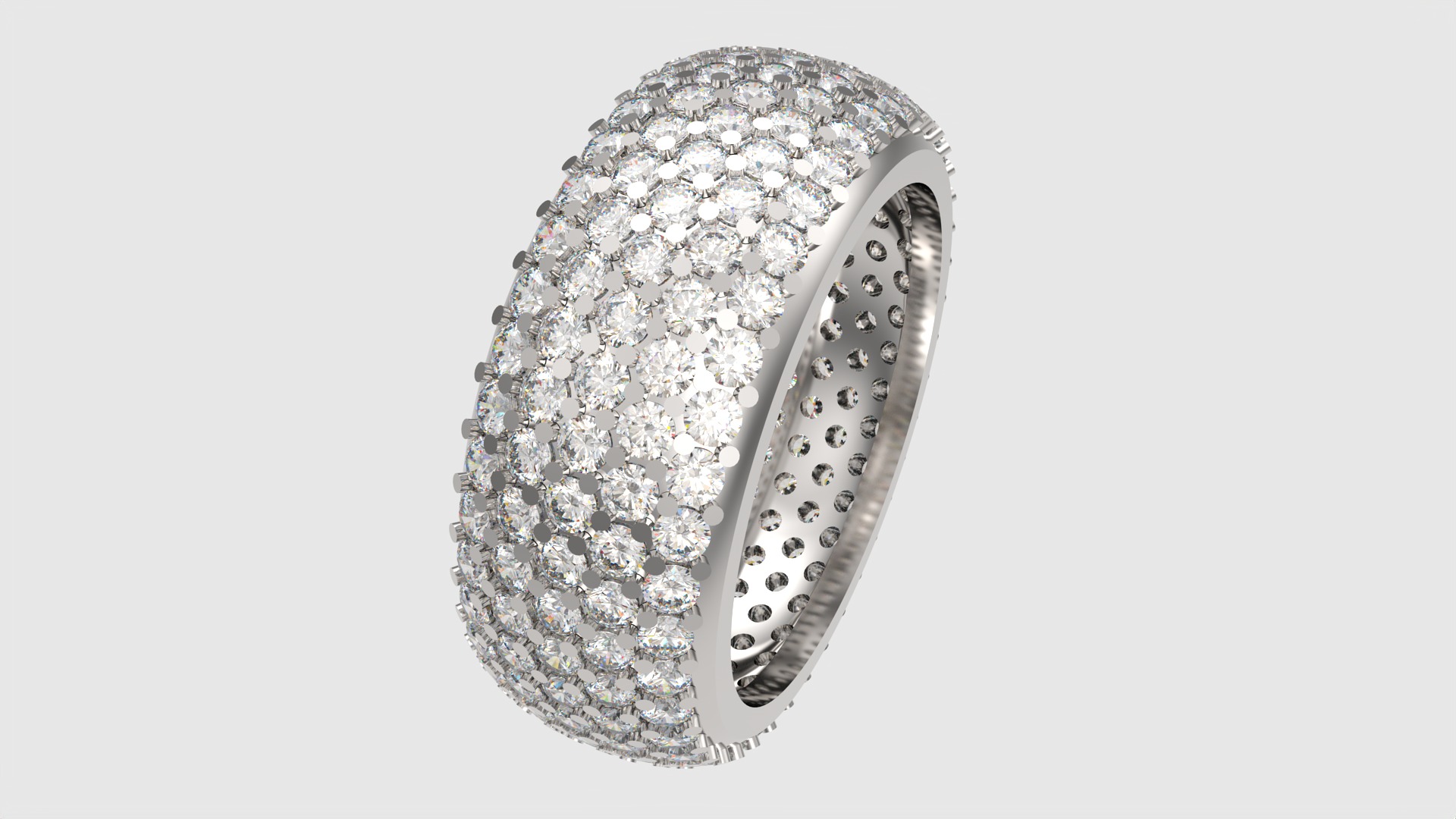 Sparkling Multi-Layered Pave Ring JDBCo 3D print model_35