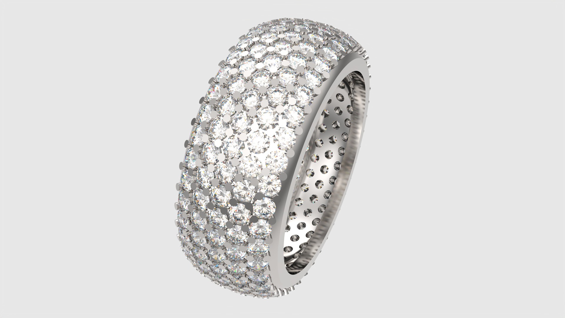 Sparkling Multi-Layered Pave Ring JDBCo 3D print model_23