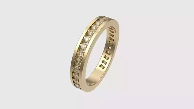 Chic Full Eternity Band Ring JDBCo 3D print model