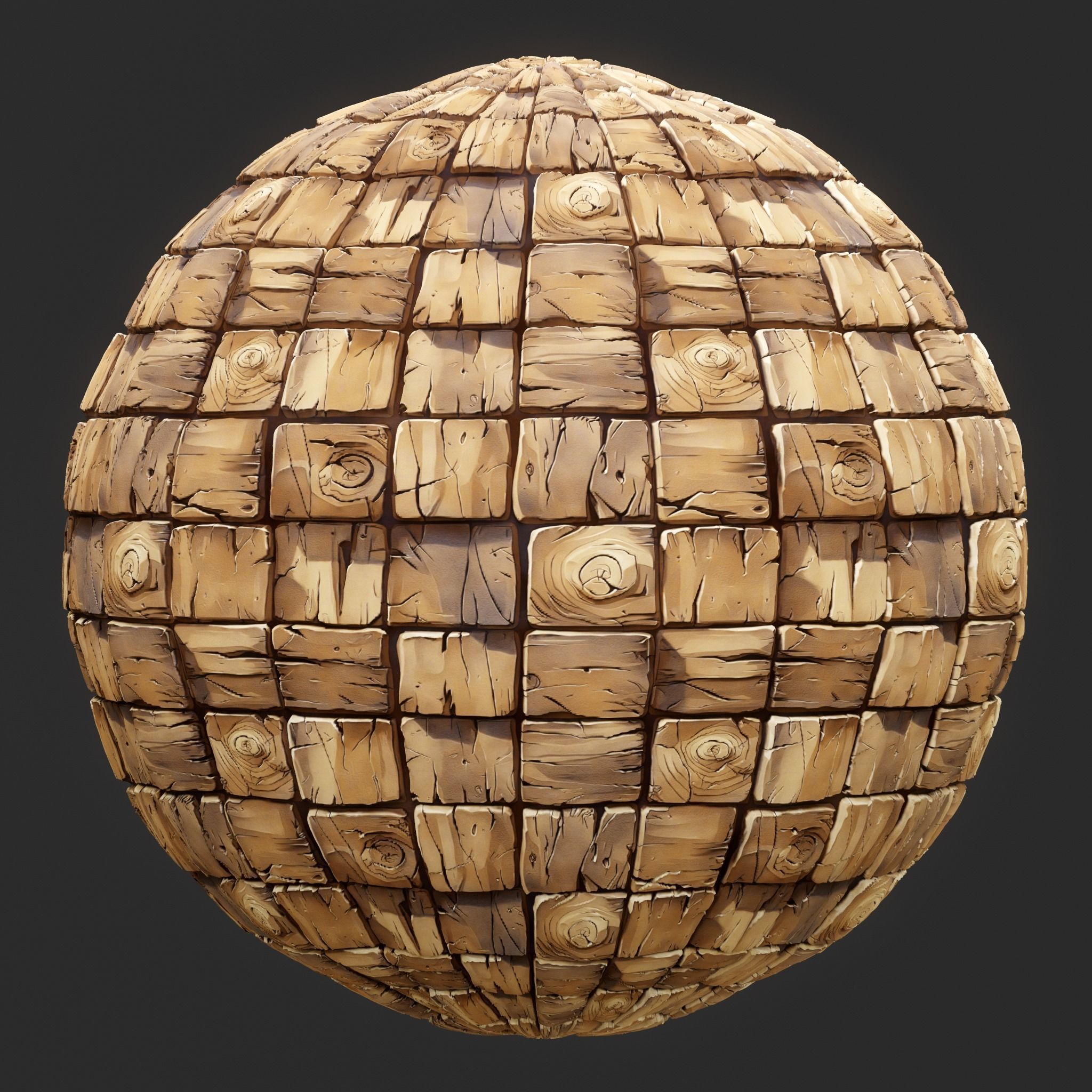  Stylized Wood Seamless Texture  Texture_5