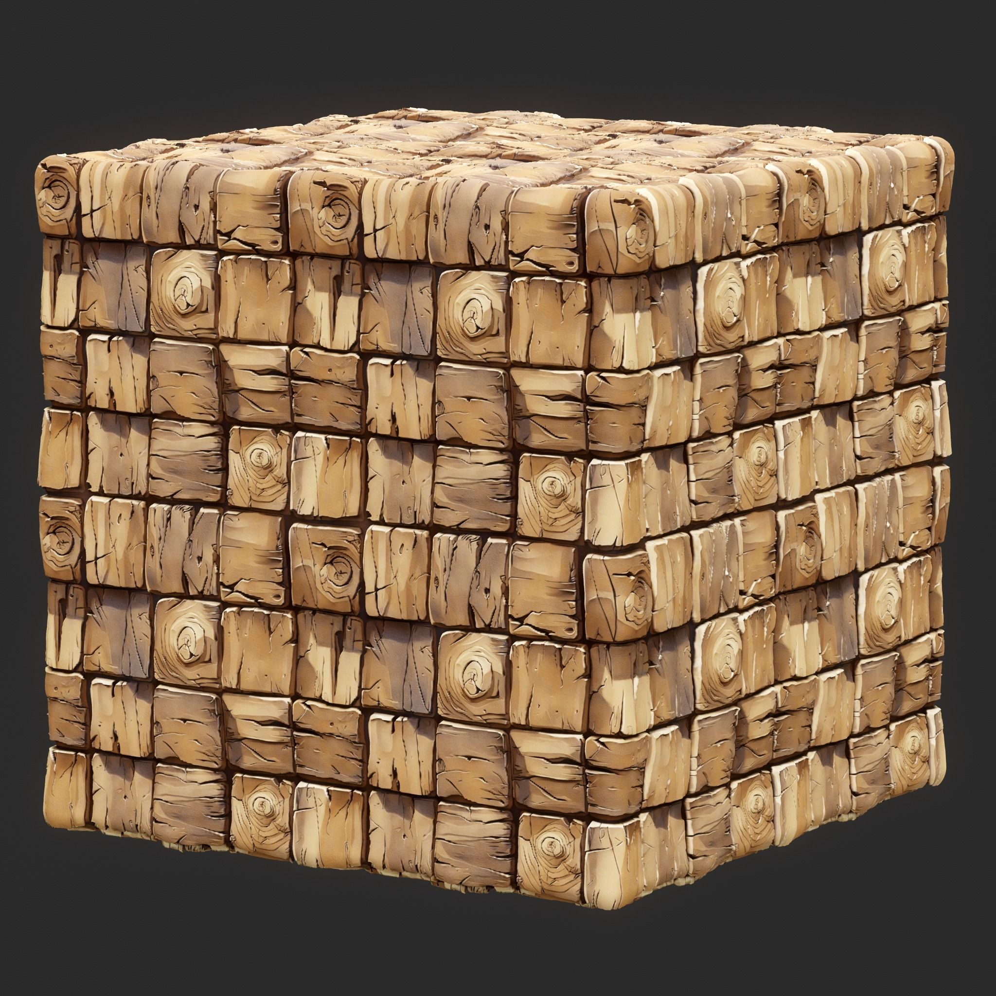  Stylized Wood Seamless Texture  Texture_2